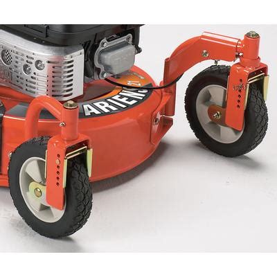 lawn mower with swivel front wheels|More.